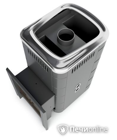 Печь для бани на газу TMF Уренгой 2018 Inox БСЭ ТО антрацит в Чайковском